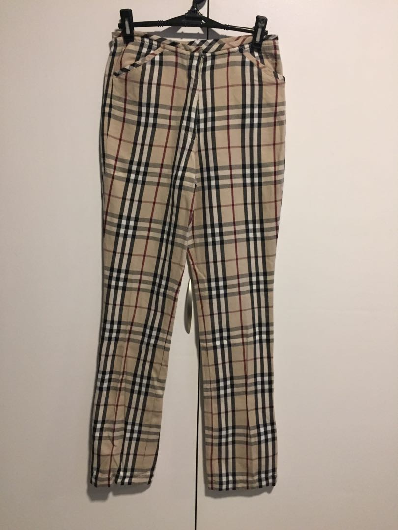 burberry inspired trousers