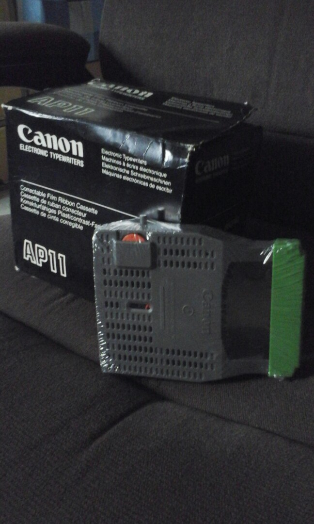 Ink Ribbon for Canon Electronic Typewriter Ribbon Cassette AP11