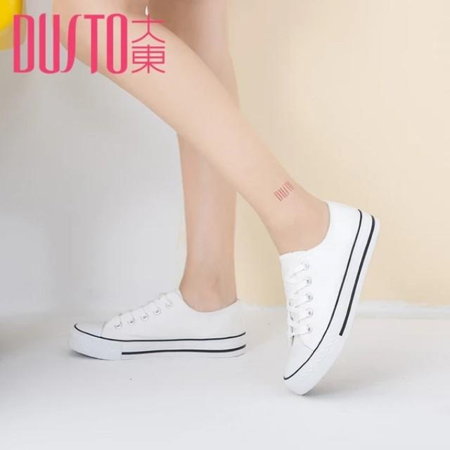 white color canvas shoes