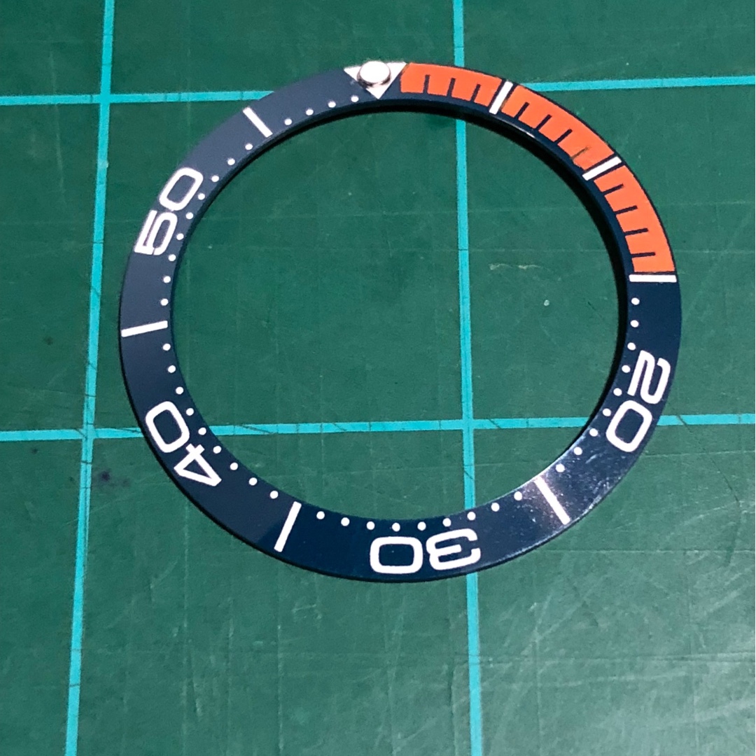 Ceramic Bezel Insert for Seiko SKX or Similar Size Bezel (Blue/Orange),  Men's Fashion, Watches & Accessories, Watches on Carousell