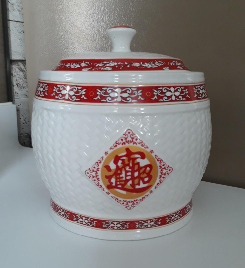 Ceramic Rice Container Home Appliances Kitchenware On Carousell