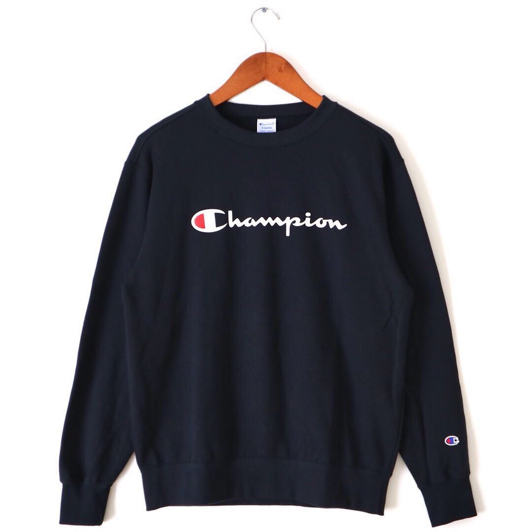 champion crewneck big logo