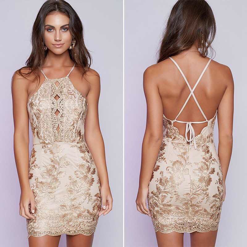 Short Halter Dresses
