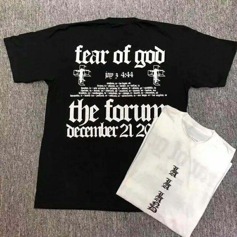 FOG Fear Of God x JAY-Z 4:44 T-Shirt 2018 Collection