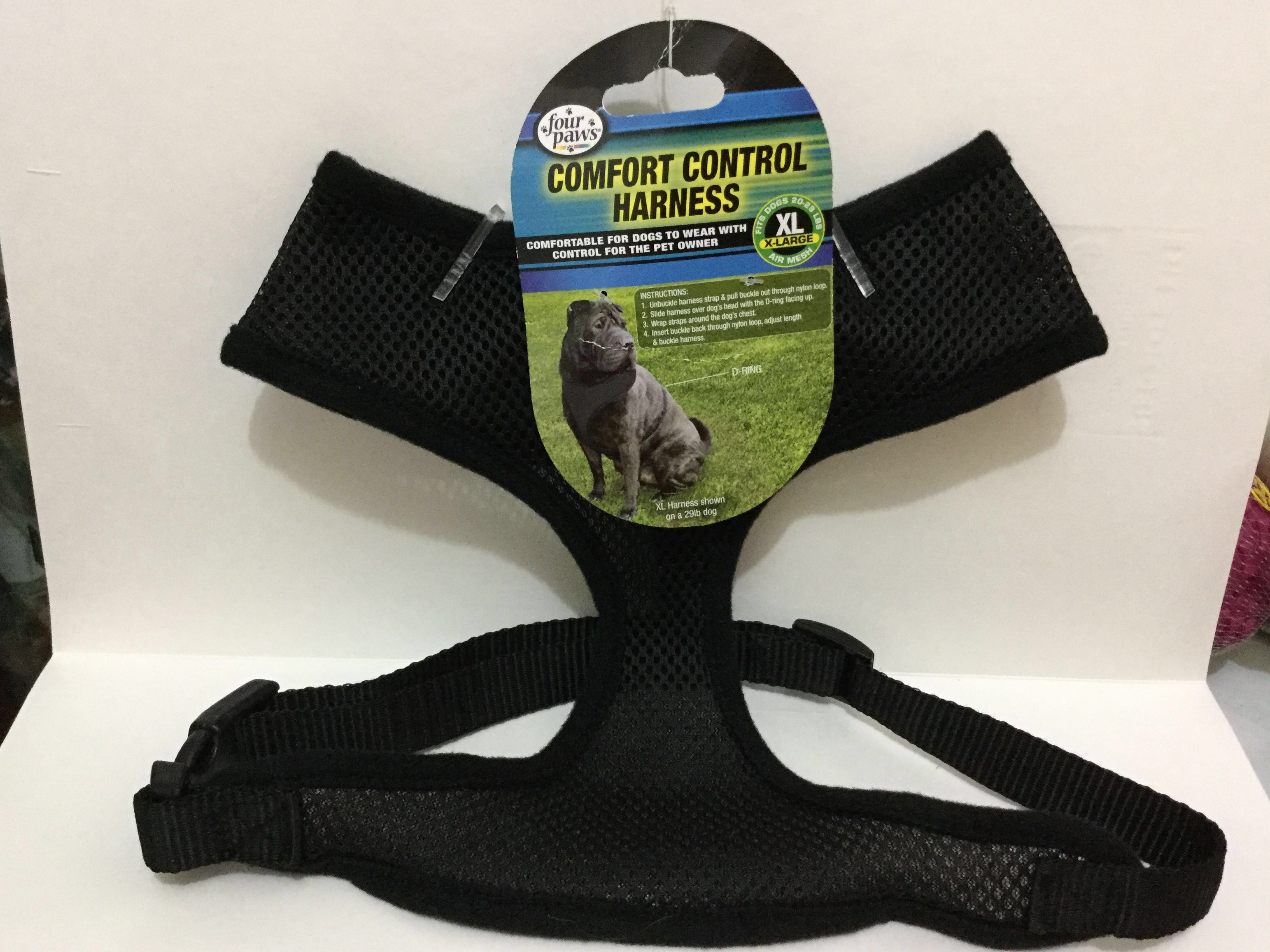 Amazon Com Four Paws Extra Small Pink Comfort Control Dog Harness Pet Halter Harnesses Pet Supplies