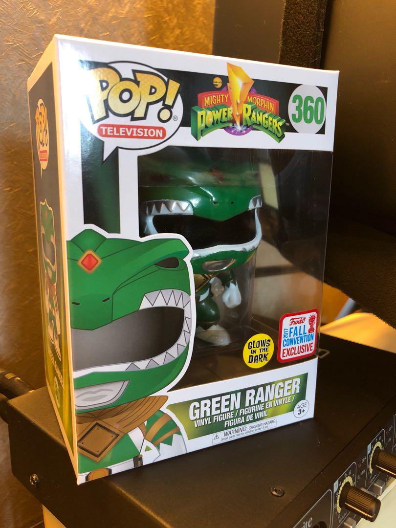 green ranger glow in the dark pop