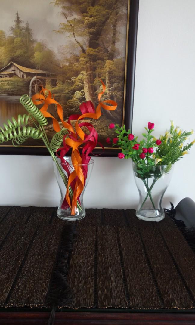Ikea Flower Vases With Floral Arrangement Design Craft Others
