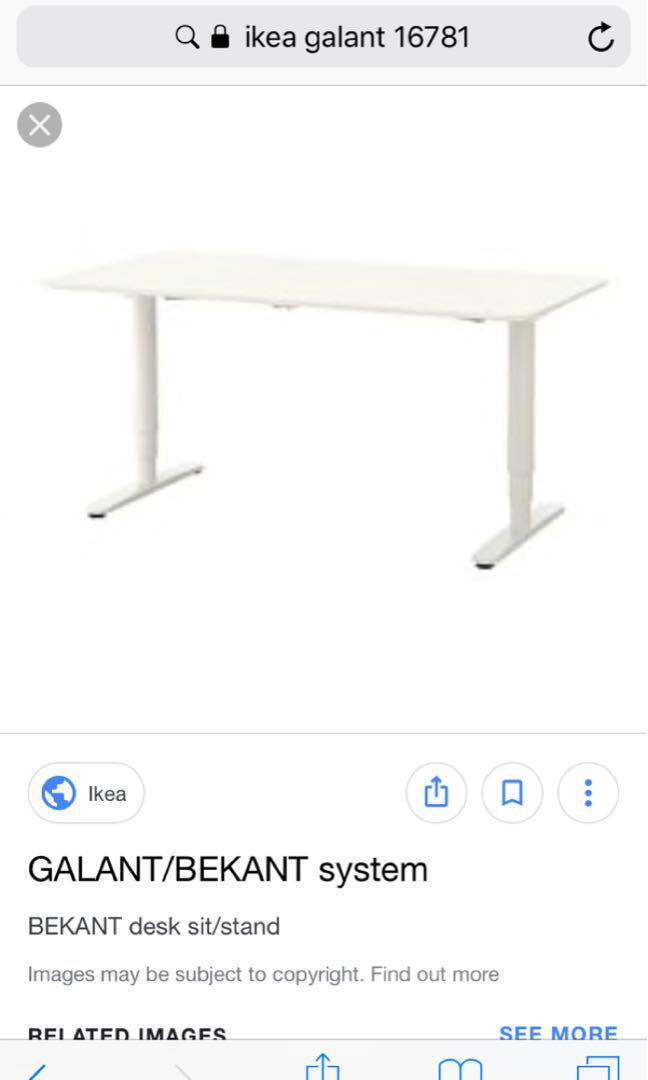 Ikea Galant Desk Furniture Tables Chairs On Carousell