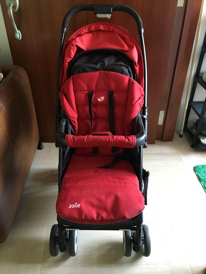 joie pushchair red