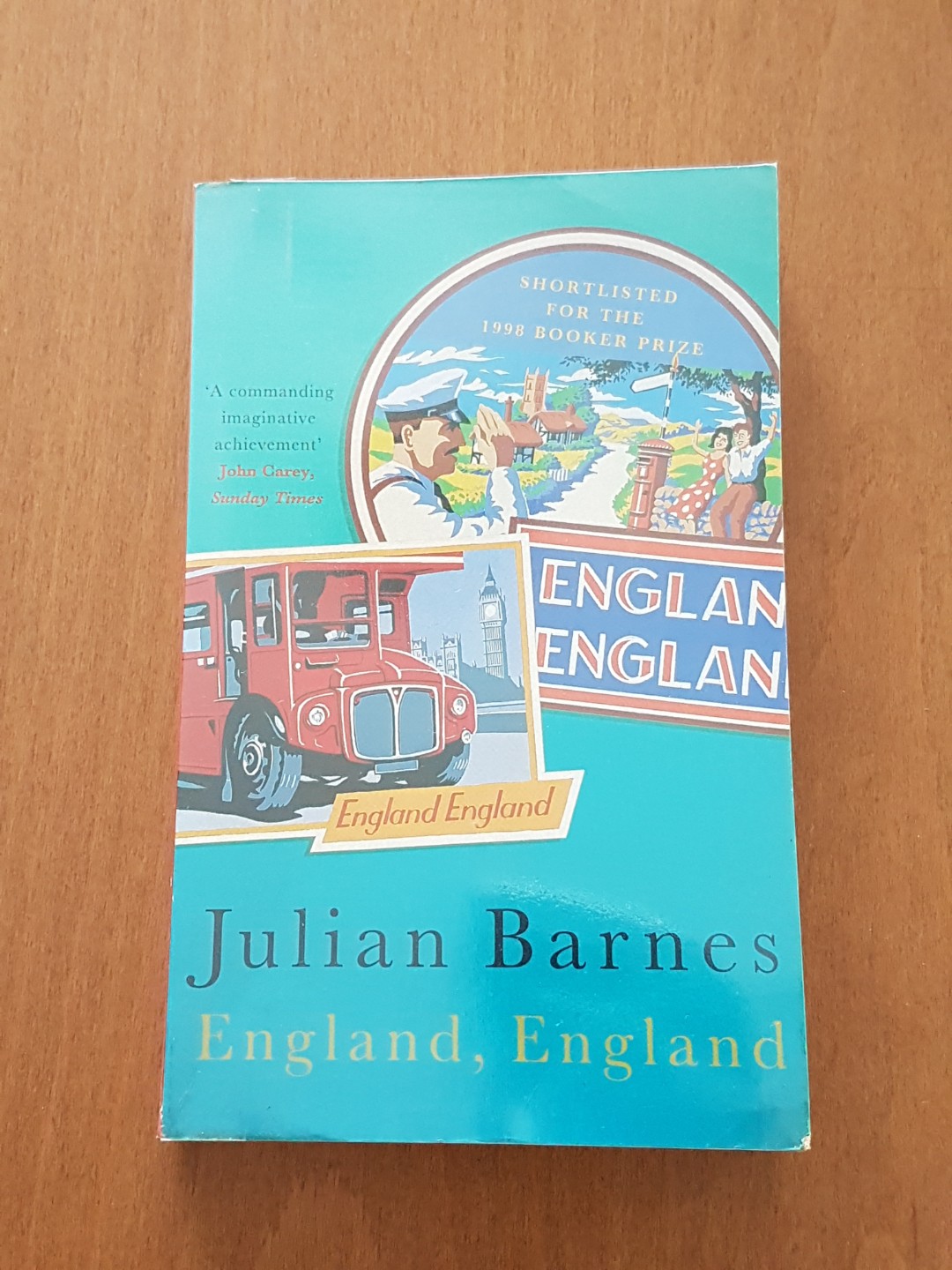 Julian Barnes England England Books Stationery Fiction On