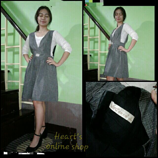 Korean Jumper Dress, Women's Fashion 
