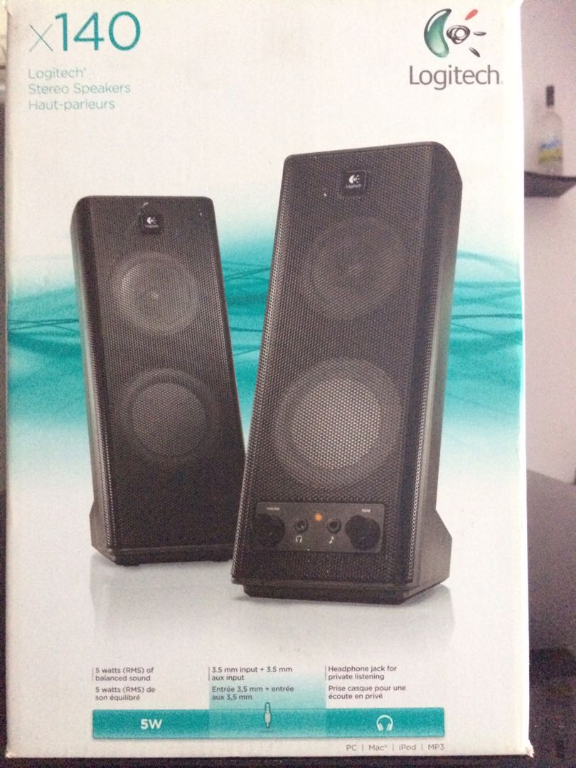 logitech stereo speakers