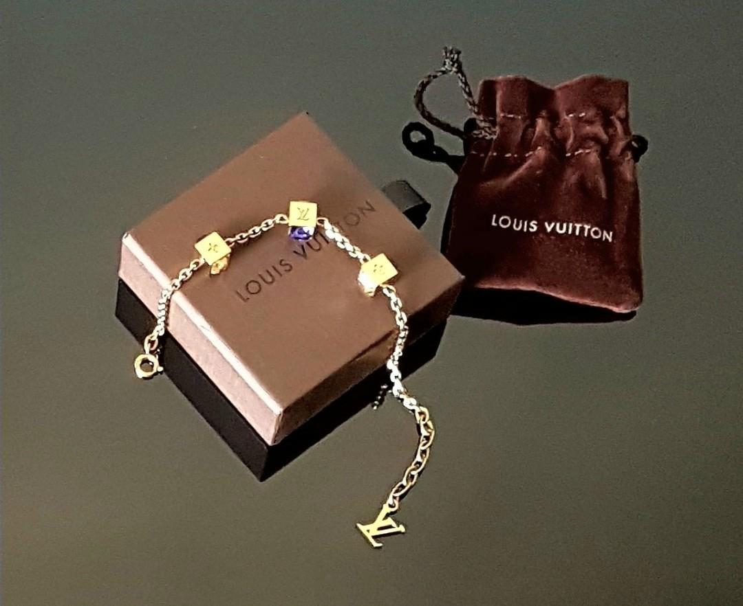 Louis Vuitton Gold Finish Gamble Bracelet – The Closet