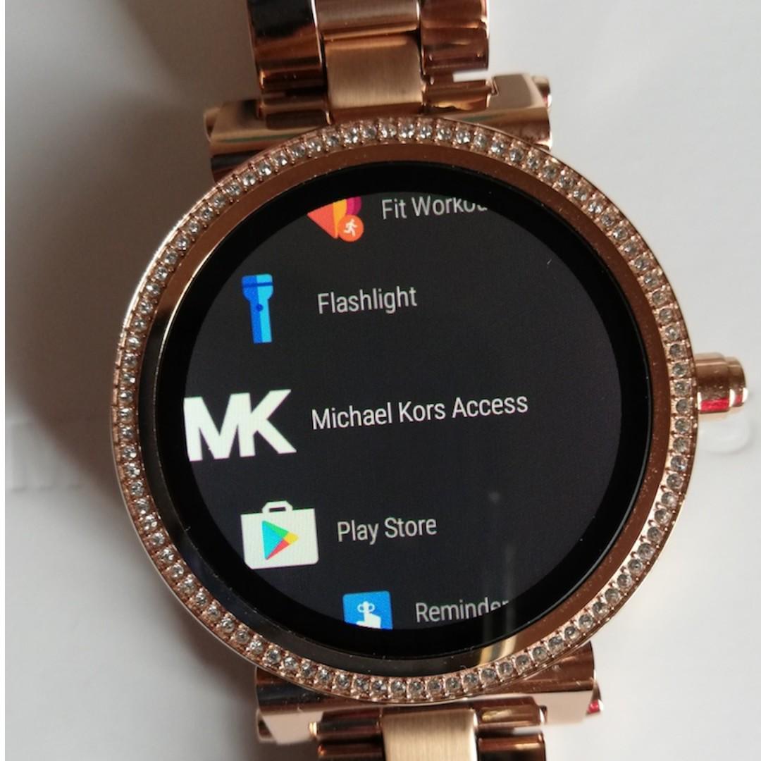 Michael kors access mkt5022 sofie bracelet smart watch in rose gold best sale