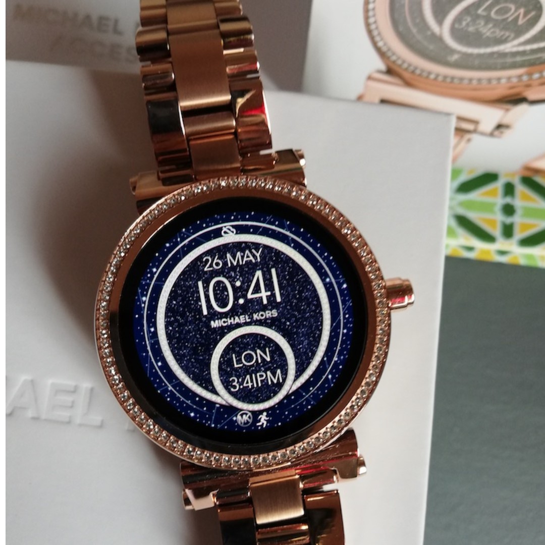 michael kors sofie rose gold smartwatch