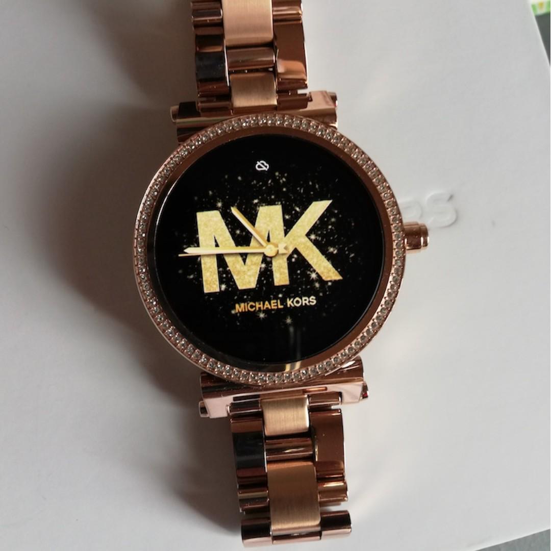 Michael kors access mkt5022 sofie bracelet smart watch in rose gold shop