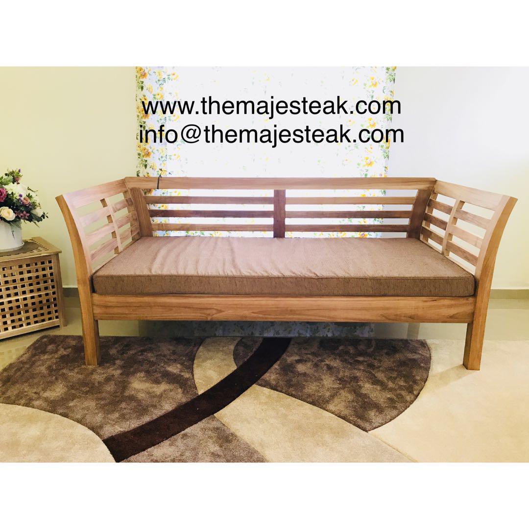 Modern teak daybed majesteak Furniture Home Living Outdoor