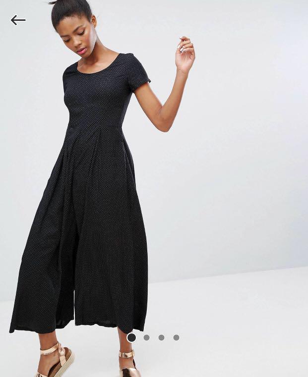 monki wide leg jumpsuit