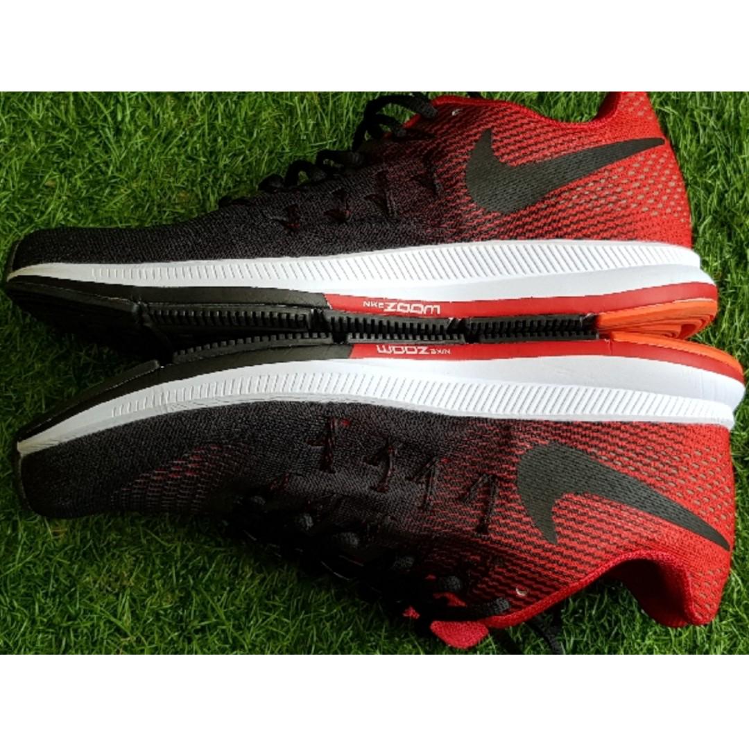 Air pegasus 33 top black red running shoes