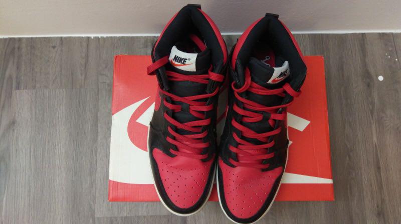 Nike dunk high cmft bred outlet
