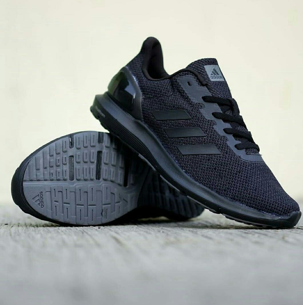 NEW ORIGINAL ADIDAS COSMIC FULL BLACK Fesyen Pria Sepatu di Carousell