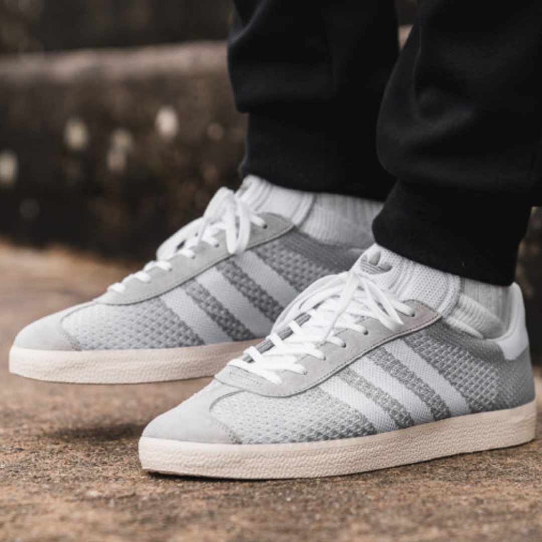 PO) Adidas Mens Gazelle Primeknit Wolf Grey, Men's Fashion, Footwear,  Sneakers on Carousell