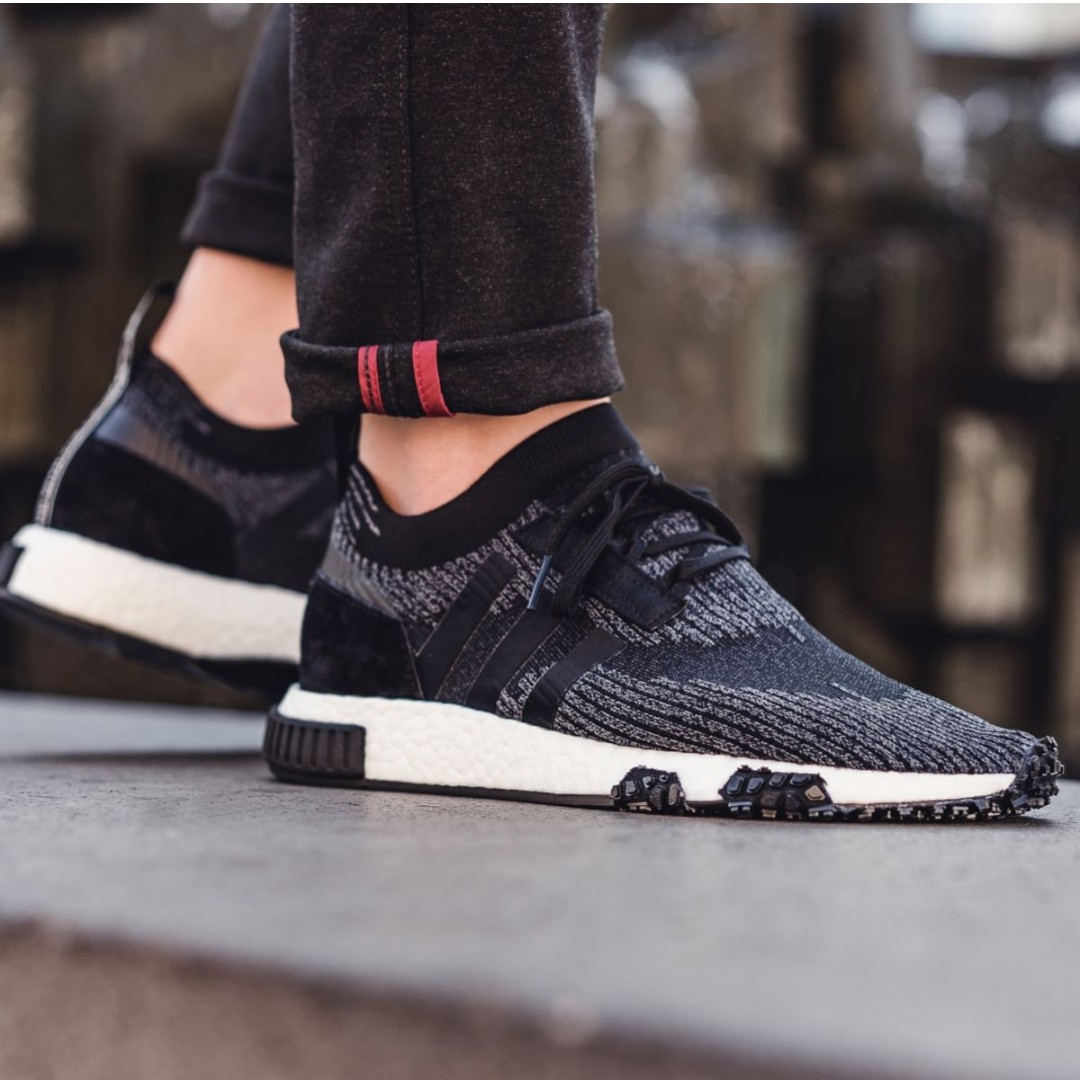 adidas nmd racer black grey