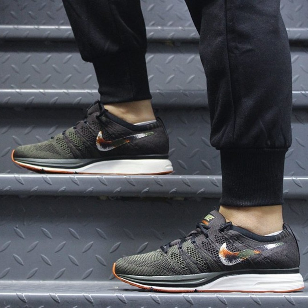 Nike flyknit trainer deals dark green