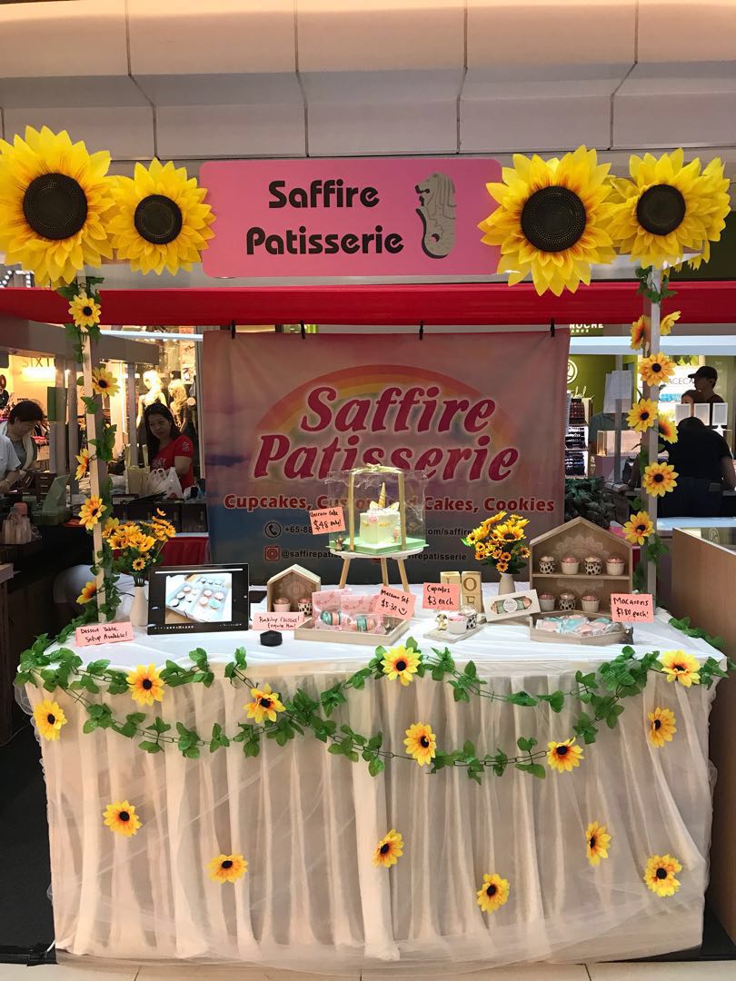 sunflower themed baby shower cake