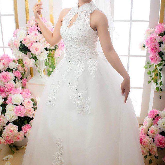 Qipao Cheongsam Chinese Inspired Wedding Gown White Dress Lace Women S Fashion Bridal Wear On Carousell