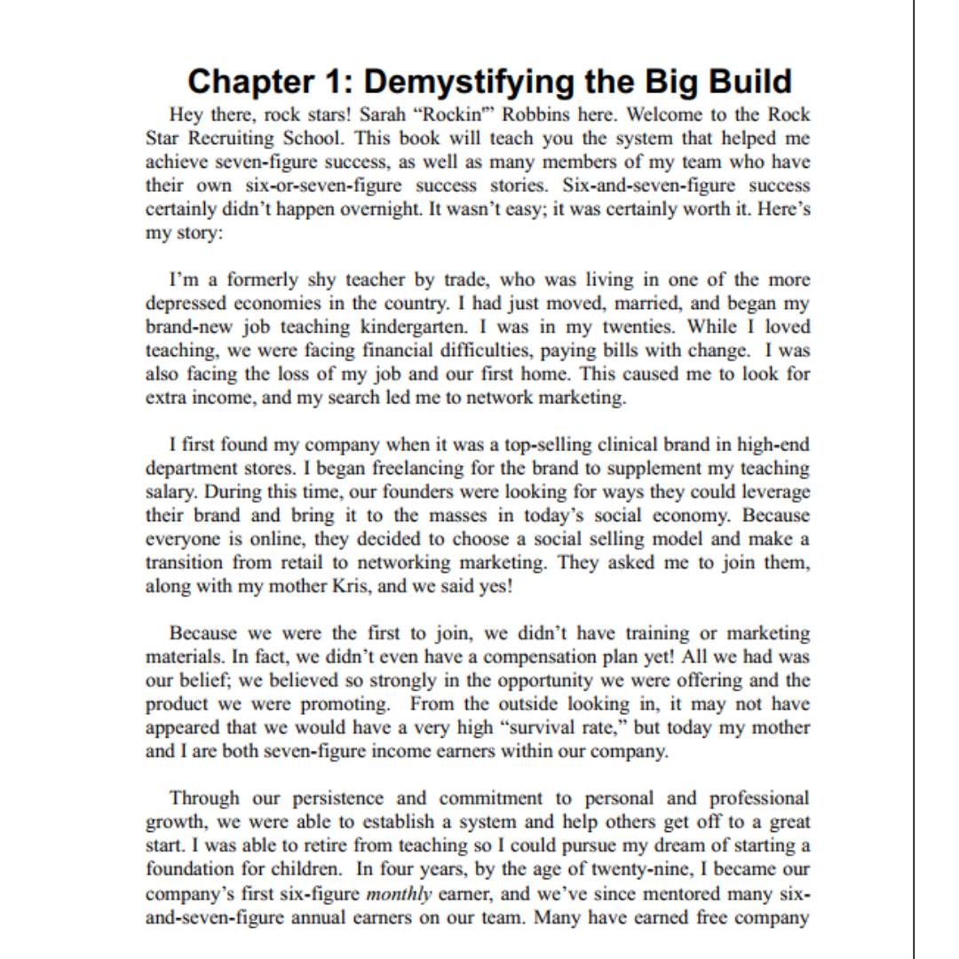 Rock Your Network Marketing Business Ebook Books Stationery
