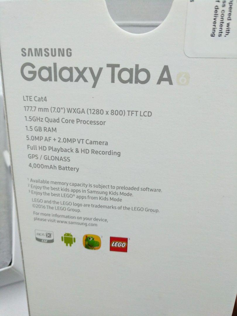 Samsung Galaxy Tab A6, Mobile Phones & Gadgets, Tablets, Android on