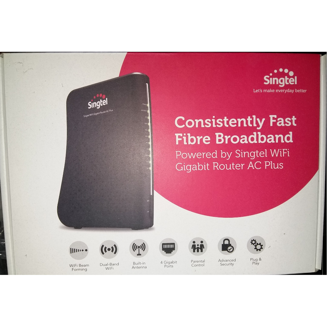 Singtel gigabit router ac plus Clearance