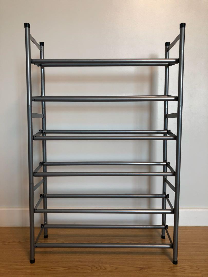 expandable stackable shoe rack on Stackable Expandable Stainless Steel Shoe Rack Babies Kids Baby Nursery Kids Furniture Other Kids Furniture On Carousell