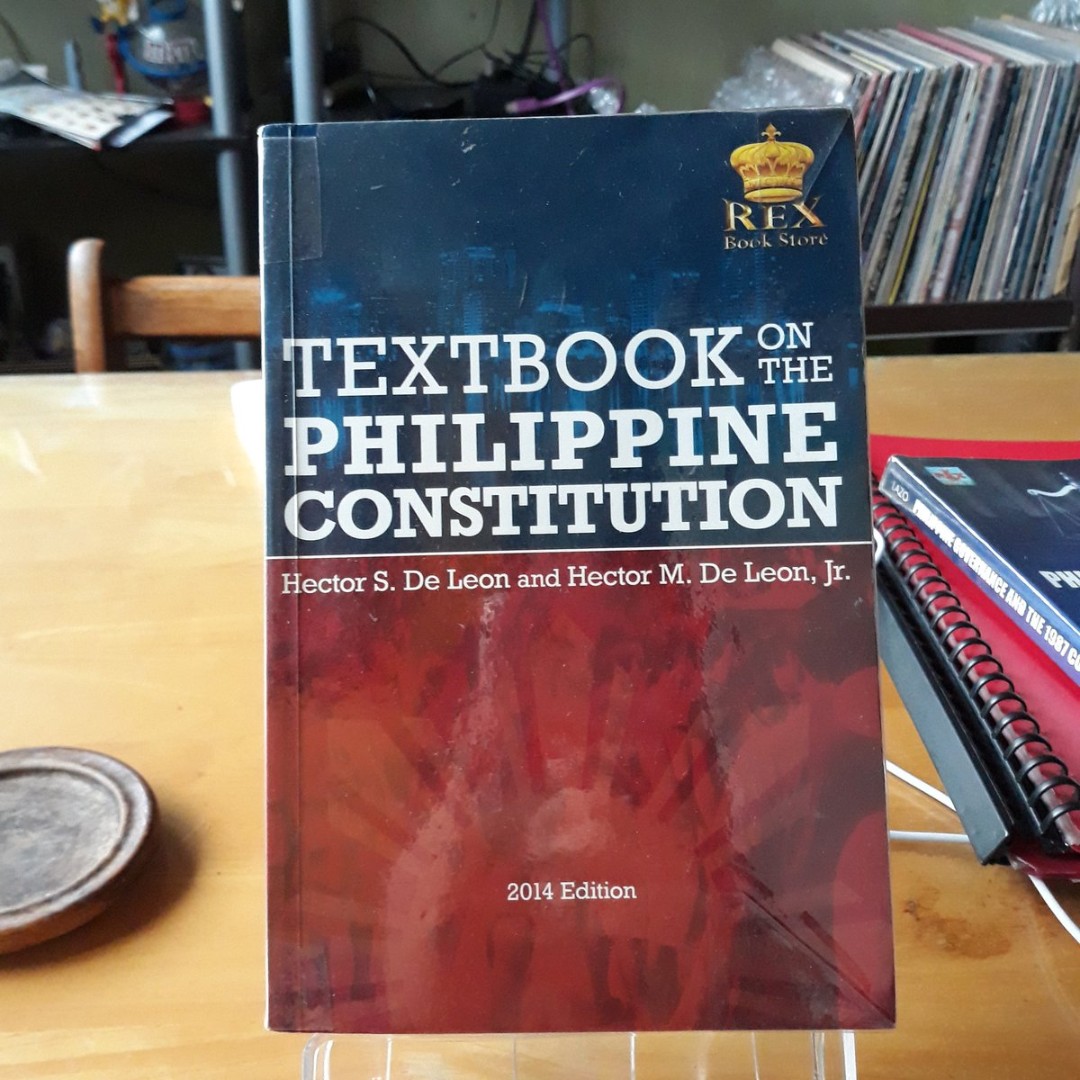 Textbook On The Philippine Constitution by Hector S. De Leon, Hobbies