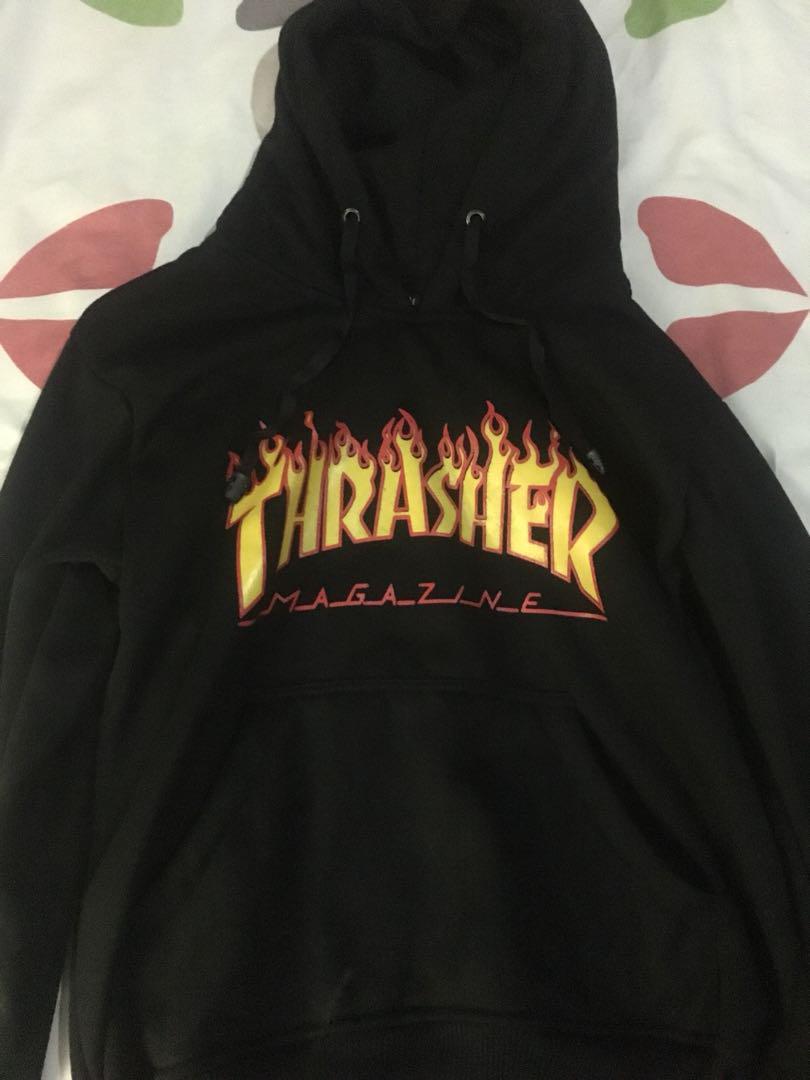 Wallpaper Thrasher Magazine Black Jacket Hoodie Women S Fashion Women S Desktop Wallpaper Free