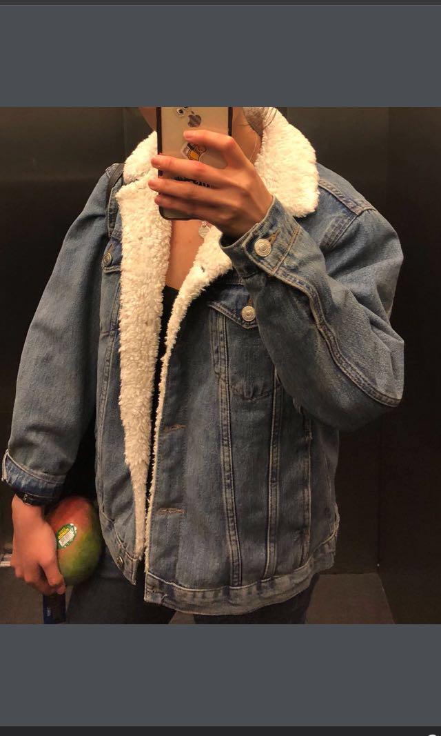 Topshop petite denim jacket sale