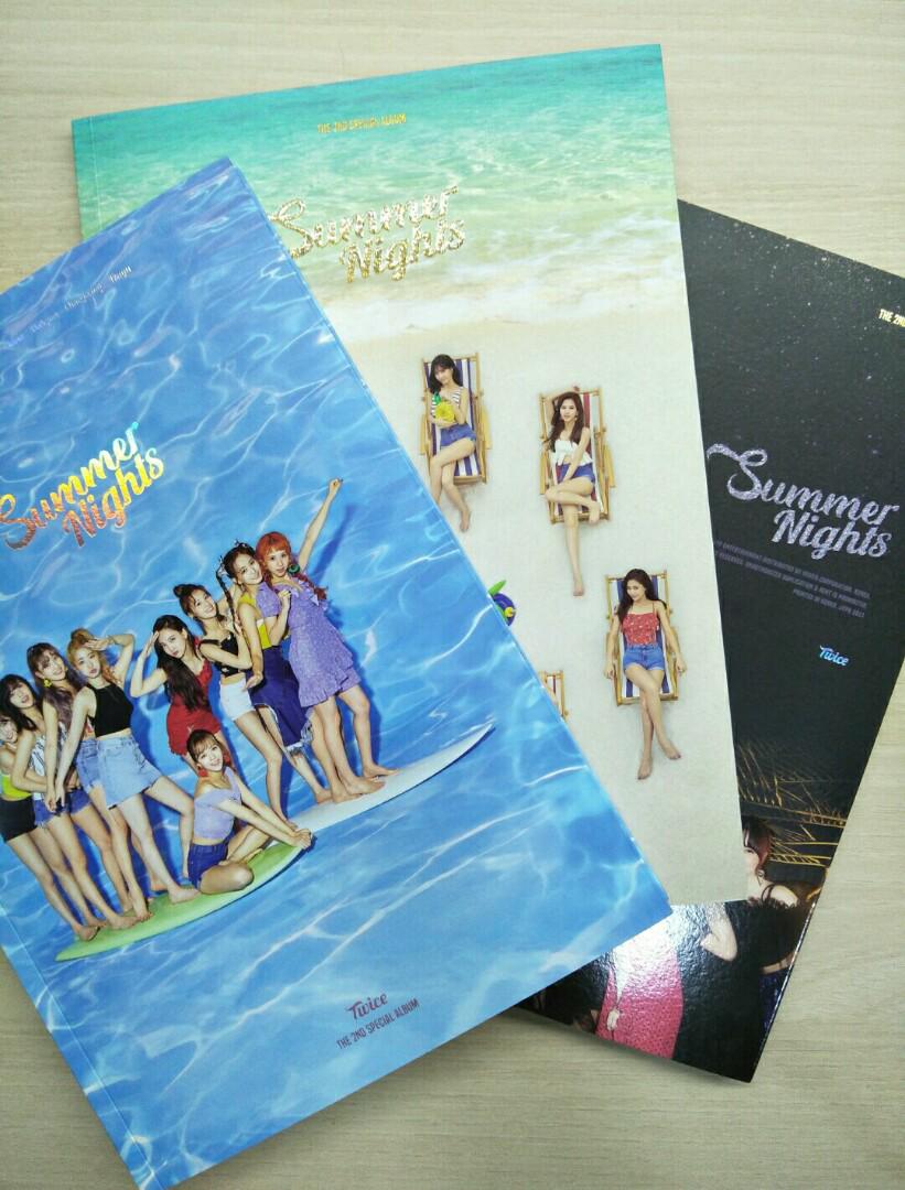 Instocks Twice Dtna Album Entertainment K Wave On Carousell Twicecoaster lane 2 was twice's first special album which included tcl1 + knock knock and ice cream for the digital summer nights is what is love? carousell