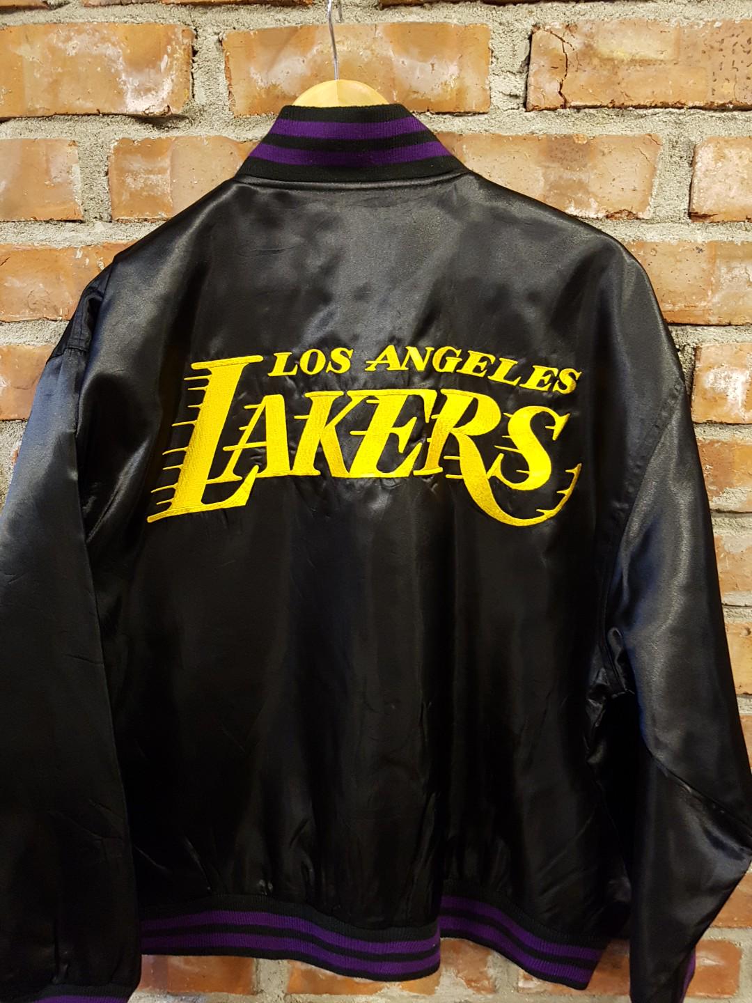 Vintage Lakers Jacket Men S Fashion Clothes Outerwear On Carousell