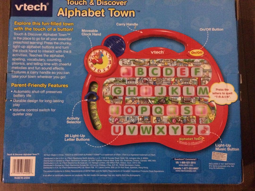 Vtech alphabet town touch & discover deals