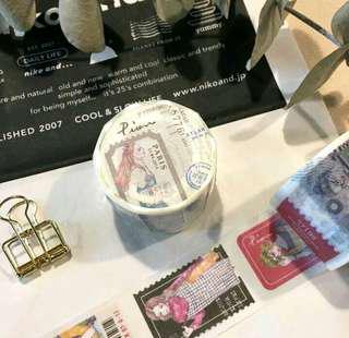 (分裝)台灣原創 pion 女孩 多款 紙膠帶