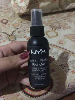 Nyx setting spray matte finish