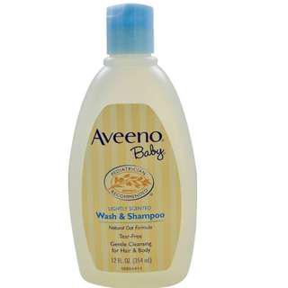 Aveeno, Baby, Wash & Shampoo, Lightly Scented, 12 fl oz (354 ml)