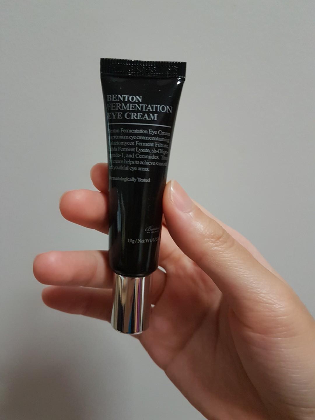 New Benton Fermentation Eye Cream 10g Health Beauty Face Skin Care On Carousell