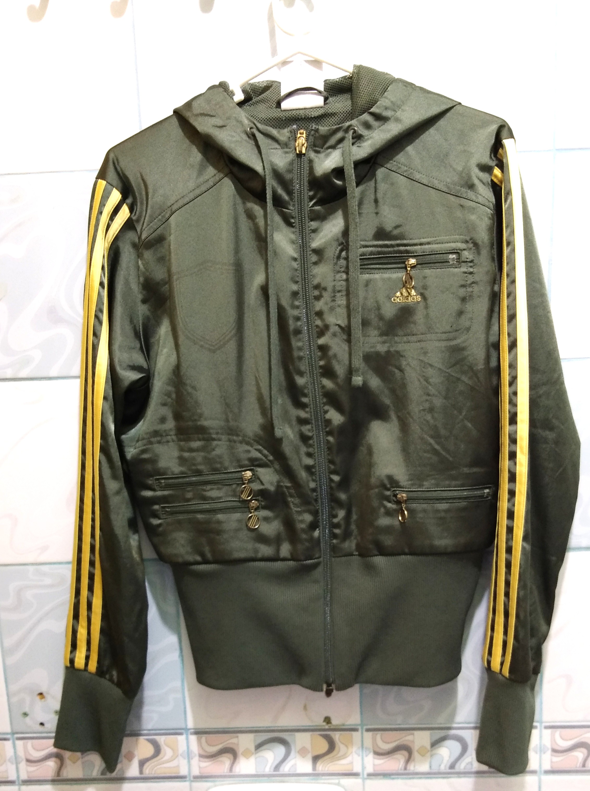 ADIDAS JACKET WITH HOOD, Women's Fashion, Coats, Jackets and Outerwear ...