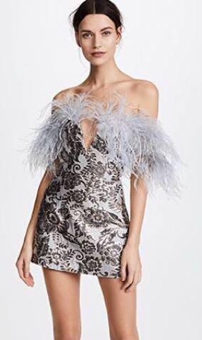 alice mccall feather dress