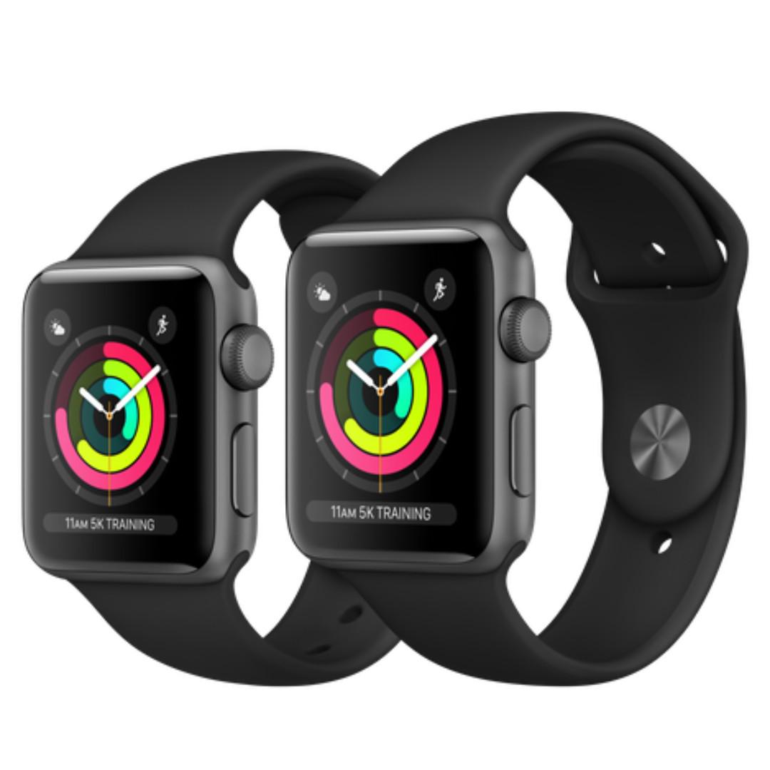 apple watch series 3 gps 42mm space grey aluminium case