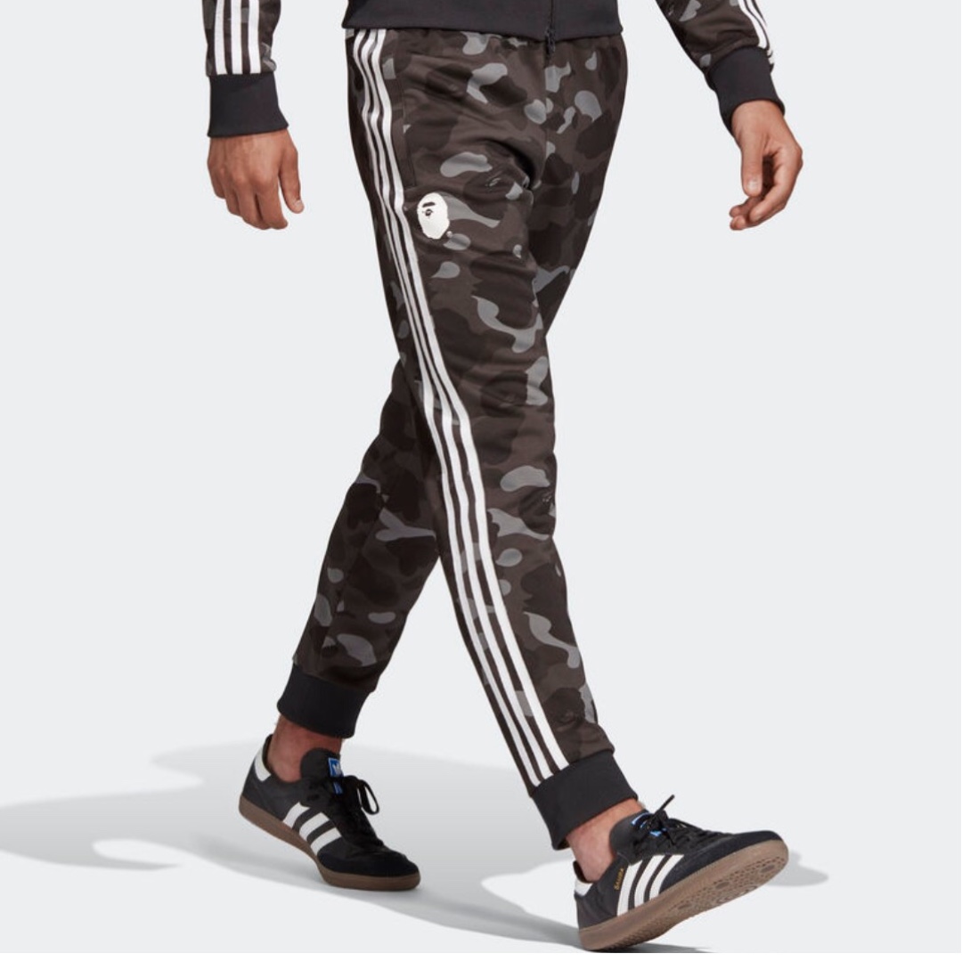 Bape X Adidas Trackpants XS CINDER Men s Fashion Bottoms