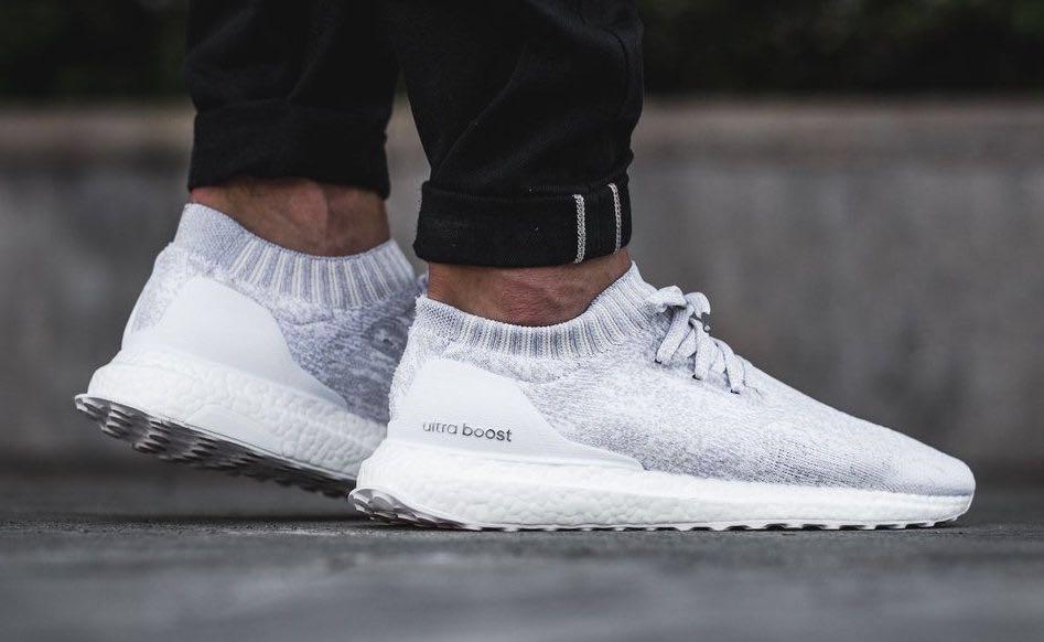 all white ultra boost uncaged
