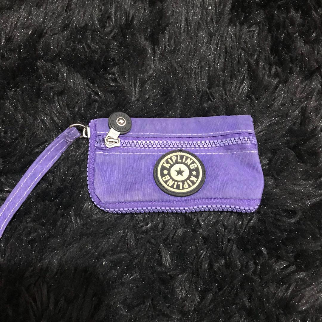 purple kipling purse